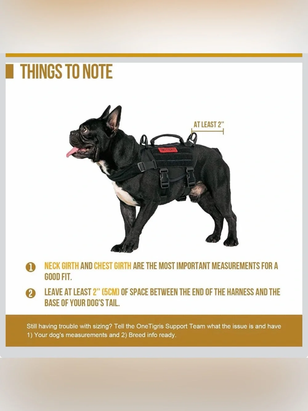 OneTigris Tactical Dog Harness XS Small Dog Vest with Handle